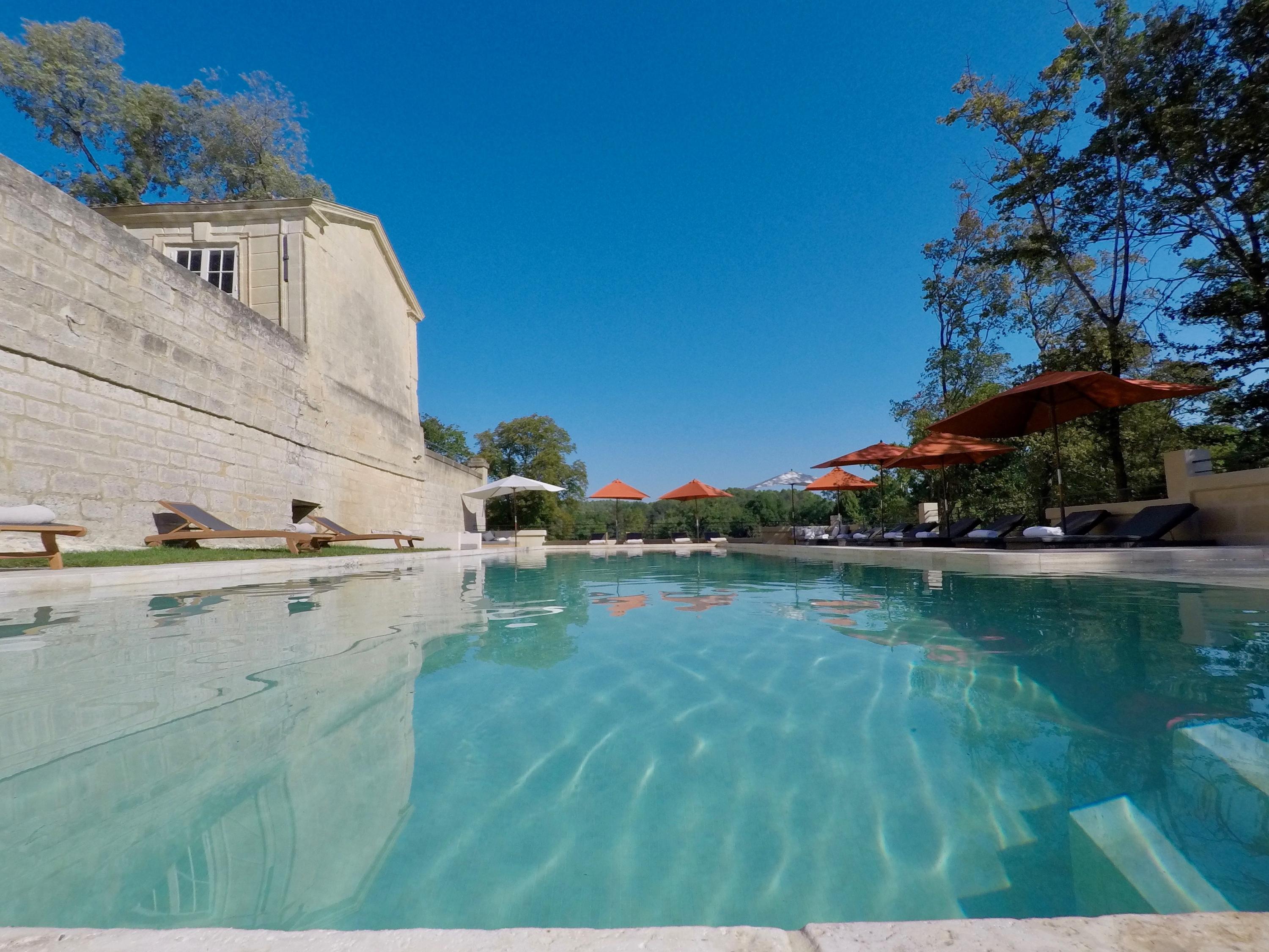 ホテル Chateau De Pondres Villevieille エクステリア 写真