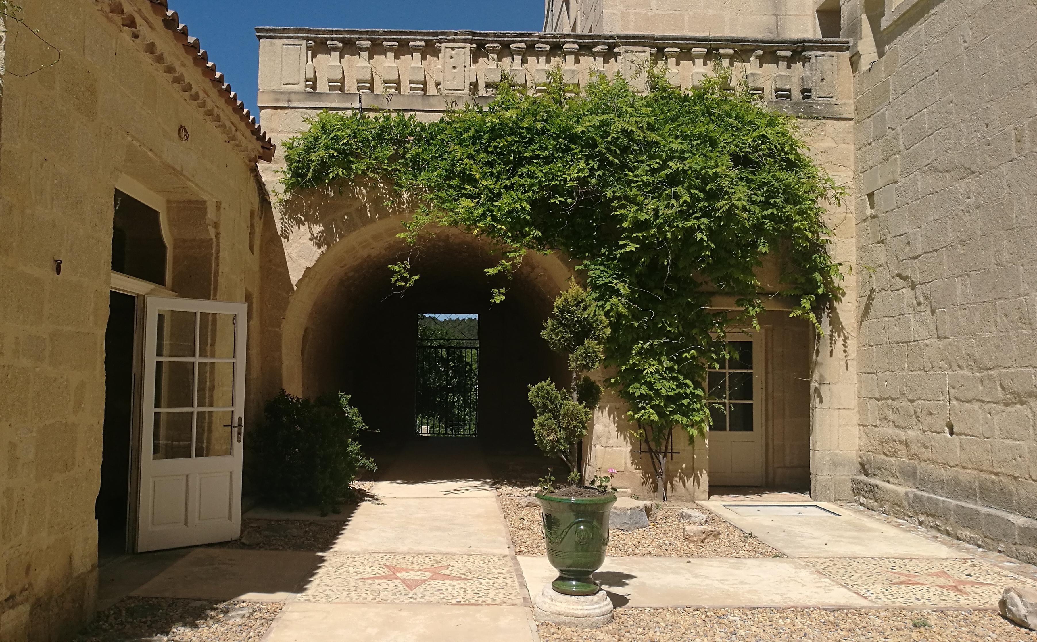 ホテル Chateau De Pondres Villevieille エクステリア 写真