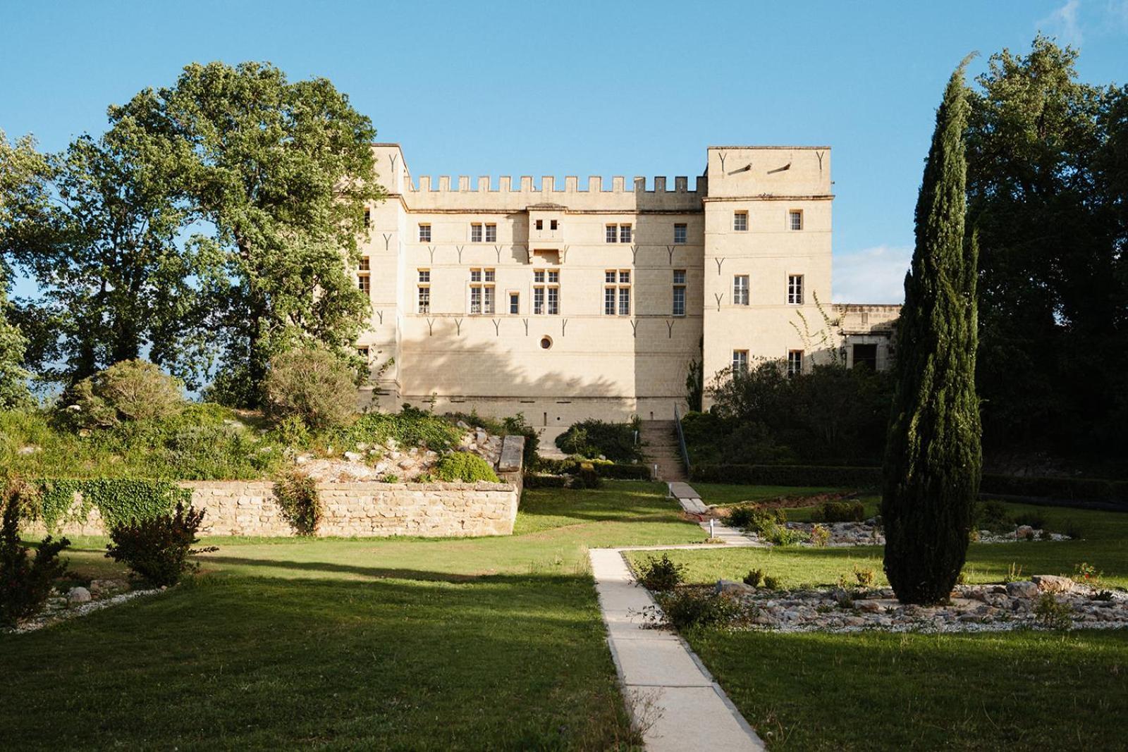 ホテル Chateau De Pondres Villevieille エクステリア 写真